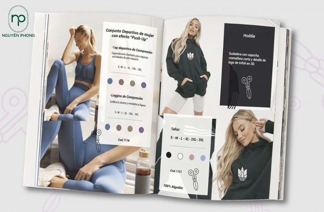 Mẫu catalogue thời trang quần áo thể thao